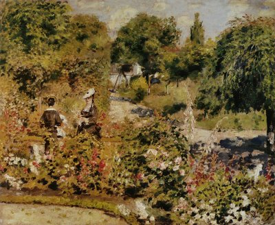 Jardín en Fontenay de Pierre Auguste Renoir